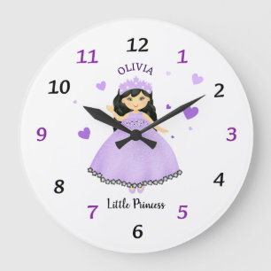 Little princess large clock