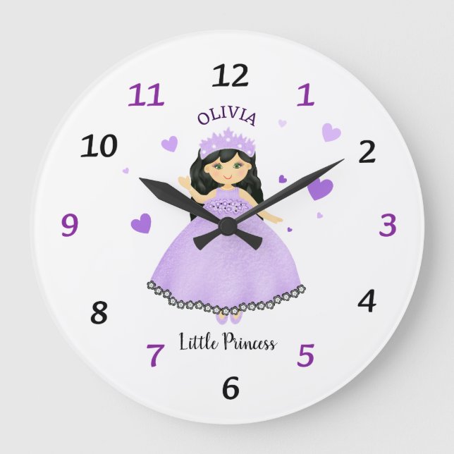 Little princess large clock (Front)