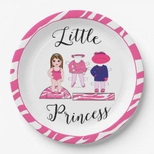 "Little Princess" Paper Plate