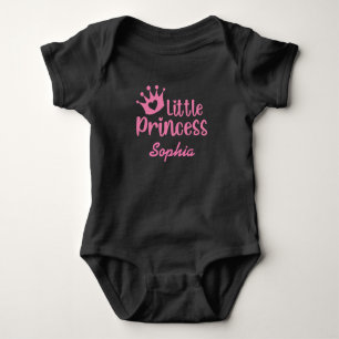 Little Princess. Personalise Name Baby Bodysuit