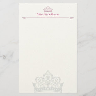 Little Princess Personalised Note-paper Stationery