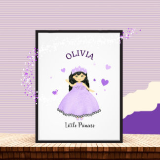 Little princess photo print