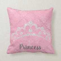 LITTLE PRINCESS PILLOW PINK customisable