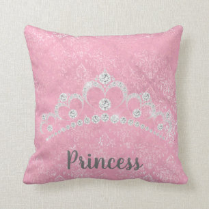 LITTLE PRINCESS PILLOW PINK customisable