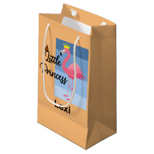 Little Princess Pink Flamingo Design - Gift Bag - 