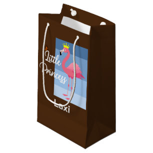 Little Princess Pink Flamingo Design - Gift Bag - 