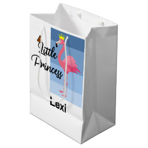Little Princess Pink Flamingo Design - Gift Bag - 