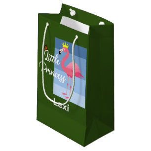 Little Princess Pink Flamingo Design - Gift Bag -