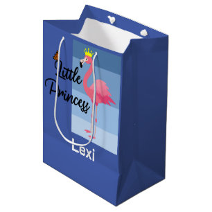 Little Princess Pink Flamingo Design - Gift Bag -