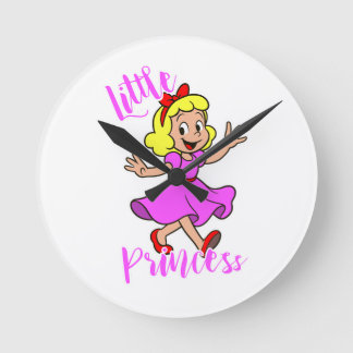 Little Princess Round clock