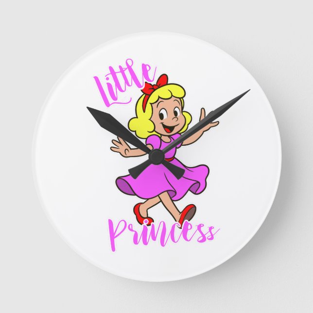 Little Princess Round clock (Front)