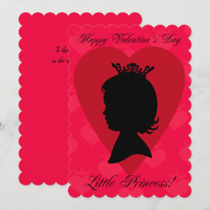 Little Princess Silhouette Valentine's Day 