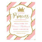 Little Princess Welcome Sign Poster, Baby Shower