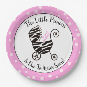 Little Princess - “Where is My Tiara?” Shower  Paper Plate