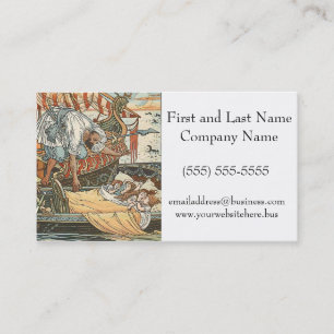 Little Princesses Baby Girl Fairy Tale Cartoon Business Card