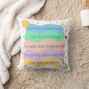 Little Problem Solvers Encouragement Quote Cushion