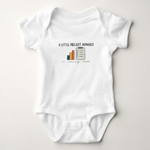 Little Project Manager Is Coming Soon Baby Bodysuit