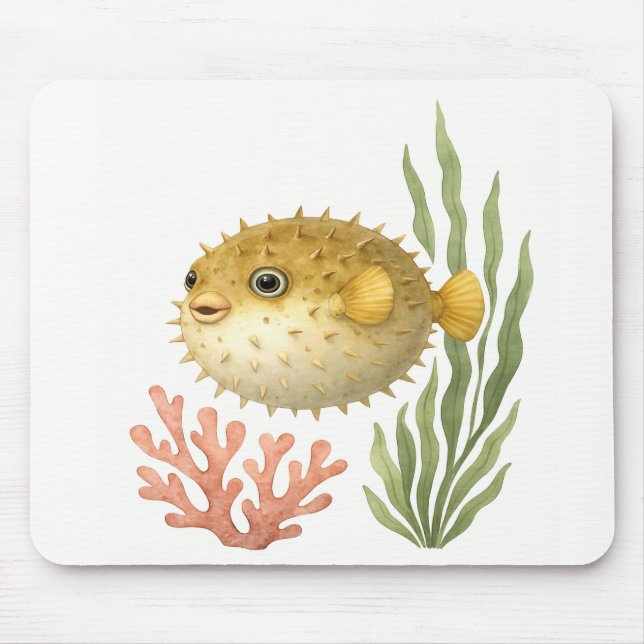 Little Puff of Personality Mouse Mat (Front)