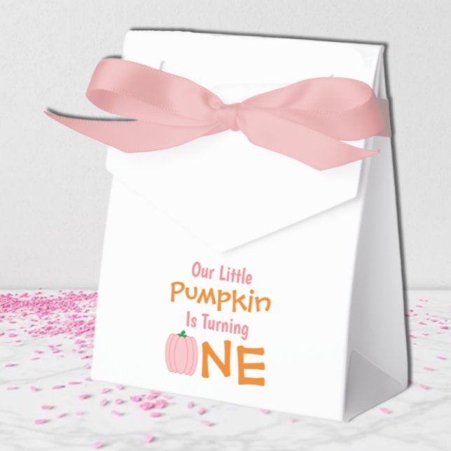 Little Pumpkin 1st Birthday Favour Box (Creator Uploaded)