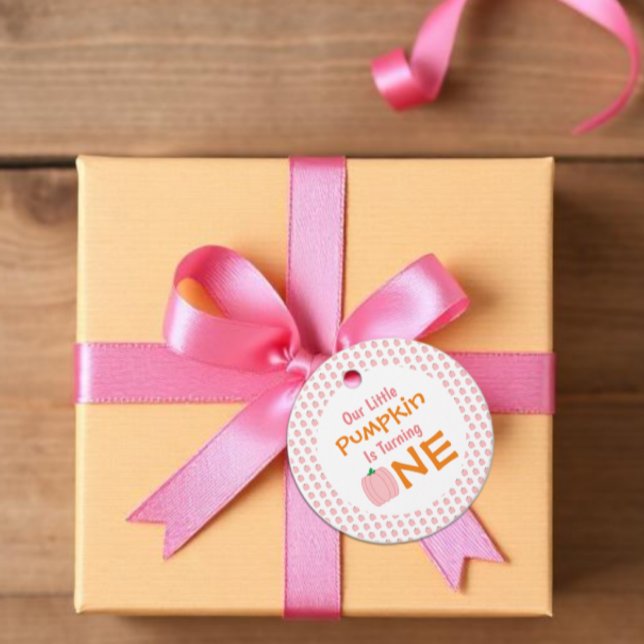 Little Pumpkin 1st Birthday Favour Tags (Creator Uploaded)