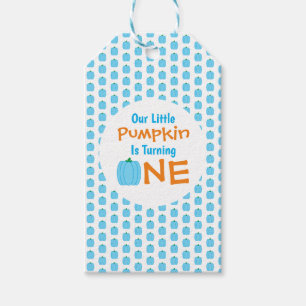 Little Pumpkin 1st Birthday Gift Tags