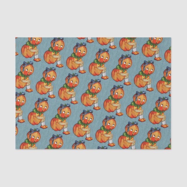 Little Pumpkin and Friends Tissue Paper (Front)