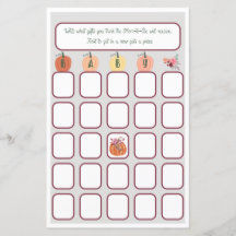 Little Pumpkin Baby Bingo