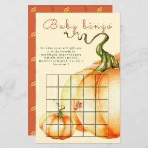 Little Pumpkin baby bingo game