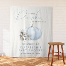 Little Pumpkin Baby Boy Shower Welcome