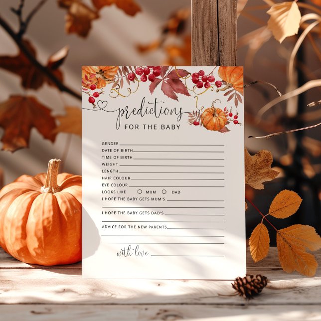 Little pumpkin baby predictions and advice (Creator Uploaded)