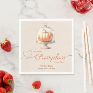 Little Pumpkin Baby Shower – Autumn Chic Napkin