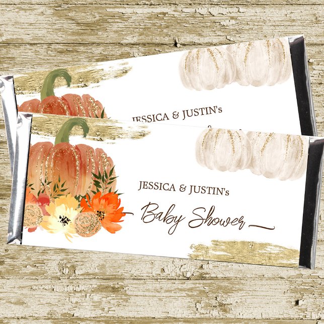 Little Pumpkin Baby Shower Candy Bar Wrapper (Creator Uploaded)