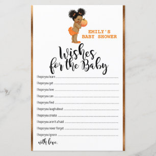 Little Pumpkin Baby Shower Game PRINTED