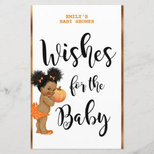 Little Pumpkin Baby Shower Game PRINTED