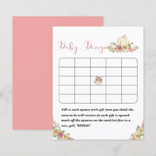 Little pumpkin baby shower gamePaper Sheet