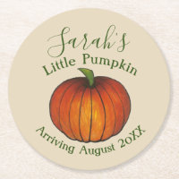Little Pumpkin Baby Shower New Arrival Autumn Fall