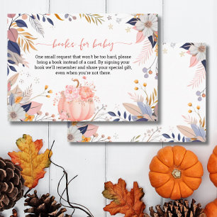 Little pumpkin baby sprinkle Books for Baby Enclosure Card