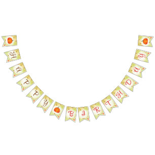 Little Pumpkin Birthday Bunting