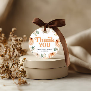 Little Pumpkin Birthday Favour Thank You Tag