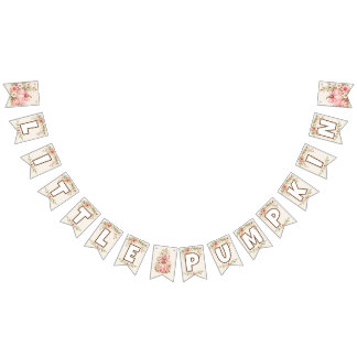 Little Pumpkin Blush Floral Celebration Garland