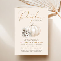Little Pumpkin Boho Fall Baby Shower