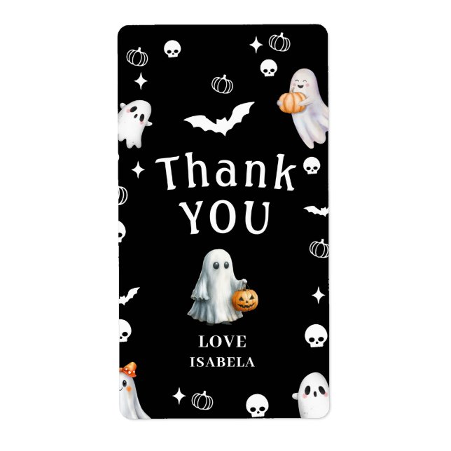 Little Pumpkin Boo – Halloween Baby Shower (Front)