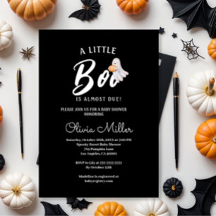 Little Pumpkin Boo – Halloween Baby Shower  Invitation