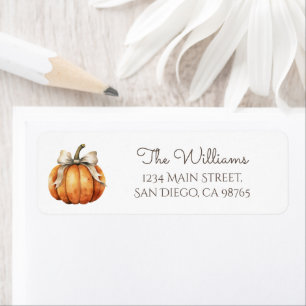 Little Pumpkin Bow Minimal Neutral Baby Shower