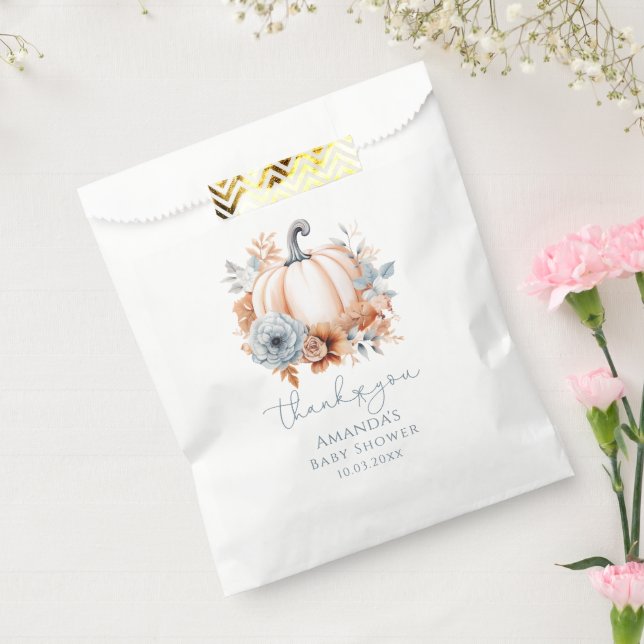 Little Pumpkin Boy Baby Shower Favour Bags (Sealed)