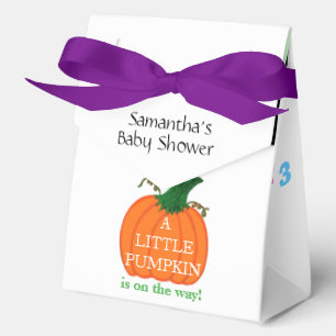 Little Pumpkin Bundle of Joy Baby Shower Favour Box