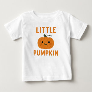 Little Pumpkin Cute Fall  Baby T-Shirt