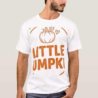Little Pumpkin Cutest In The Patch Stamp T-Shirt