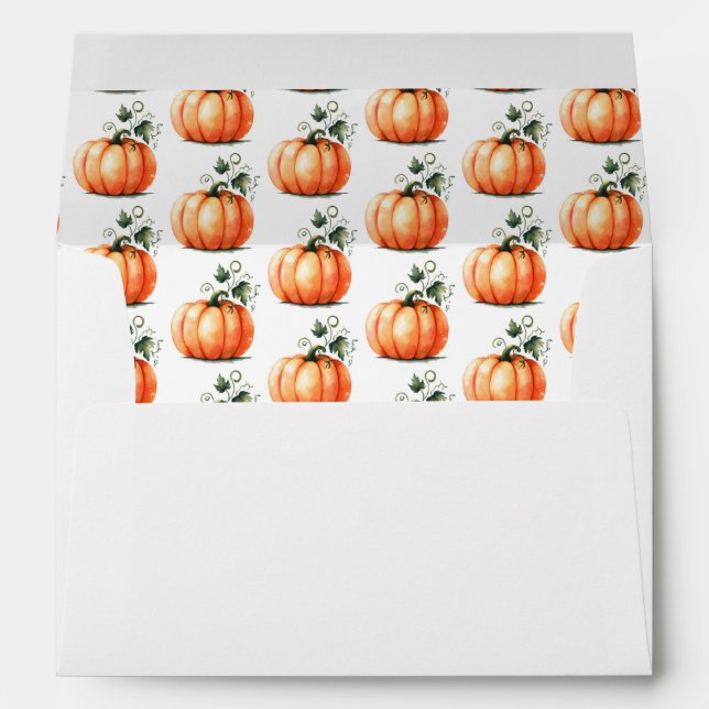 Little Pumpkin Envelope - Fall Party (Back (Bottom))