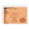 Little Pumpkin Fall Autumn Baby Shower Invitation